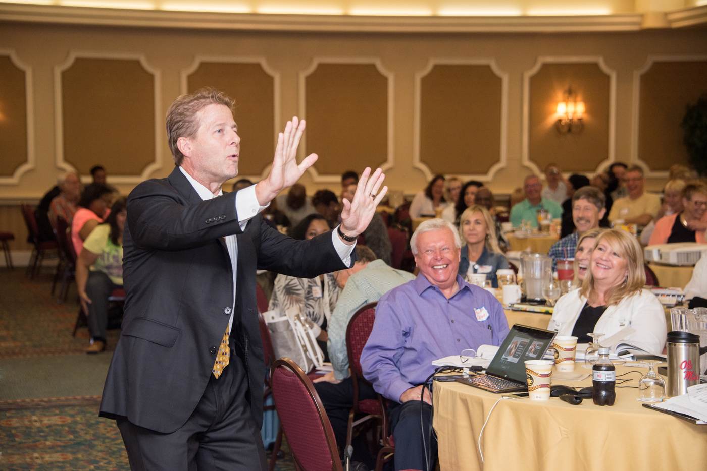 Rick Dahlgren commanding a room full of engaged educators